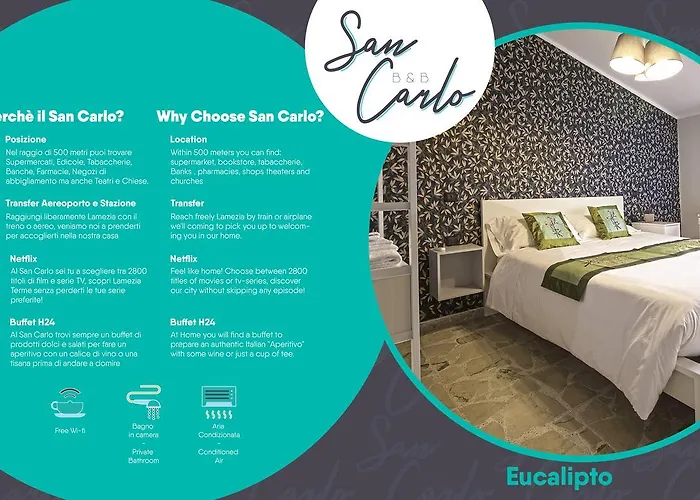 住宿加早餐酒店 San Carlo 拉默齐亚泰尔默